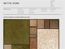 Tablet Screenshot of nettiehorn.com